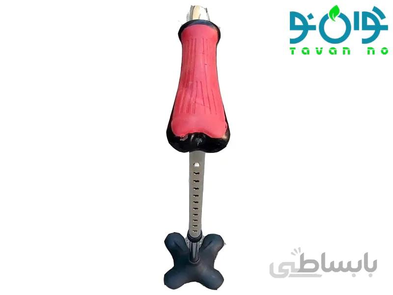 عصا چهار پایه افست آرگونومیک نیکل کروم مدل S-938-Q