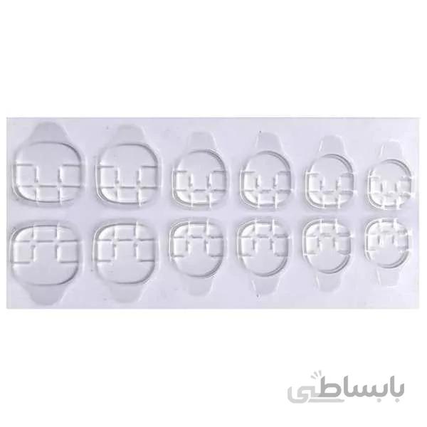 چسب ناخن مصنوعی مدل GL مجموعه 12 عددی