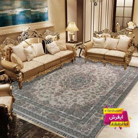 فرش ماشینی مشهد طرح 815011 بژ
