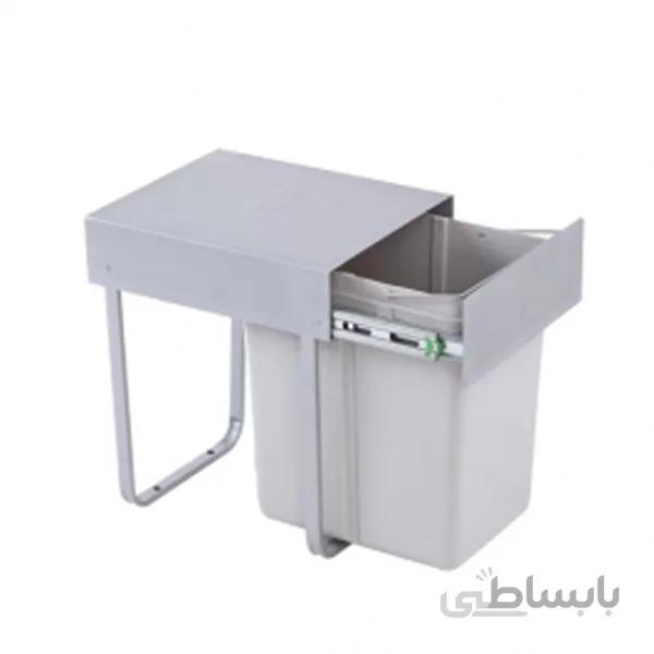 سطل زباله تک مخزنه ریلی متوسط 17 لیتری یونیت 35 آدلان کد A814