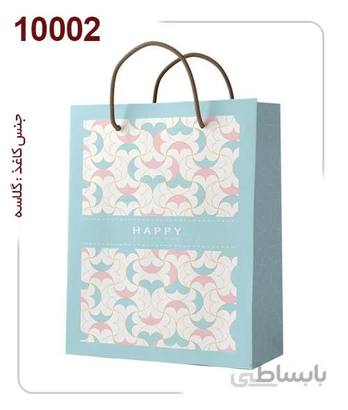 ساکدستی فانتزی با کاغذ گلاسه کد10002