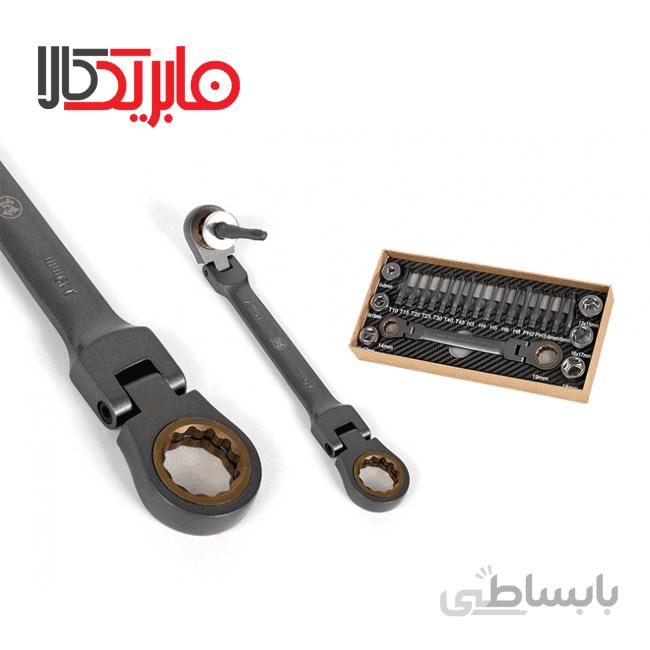 ست آچار بکس و پیچ گوشتی و جغجغه ای CurCKuad مدل FO-3140