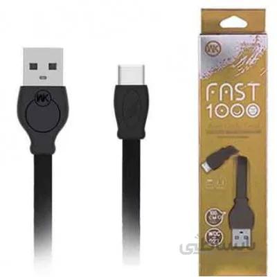 کابل تبدیل USB به MICRO دبلیو کی مدل WDC-023 به طول 1 متر