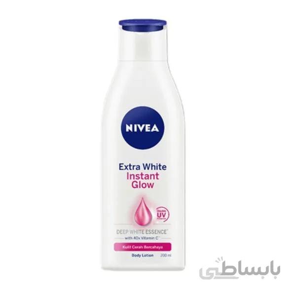 لوسیون بدن اینستنت گلاو نیوا Nivea Instant Glow Body Lotion 200ml