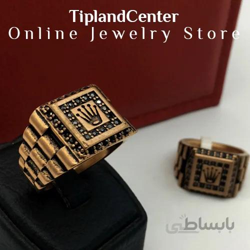 انگشتر طرح رولکس رزگلد