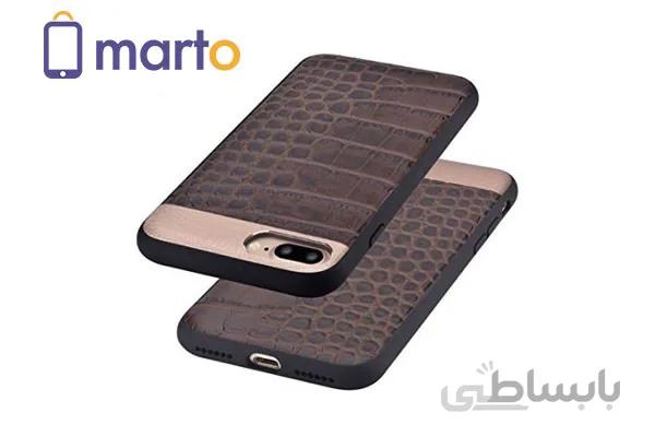 کاور چرمی Comma مدل کروکدیل مناسب برای گوشی اپل iPhone 7 Plus / 8 Plus ا Comma Case model Croco2 Leather Series IPhone 7 Plus / 8 Plus