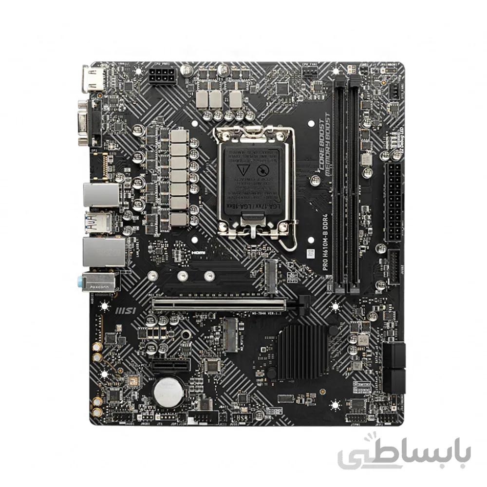 مادربرد ام اس آی مدل پرو H610M-B DDR4 ا MSI Pro H610M-B DDR4 Motherboard