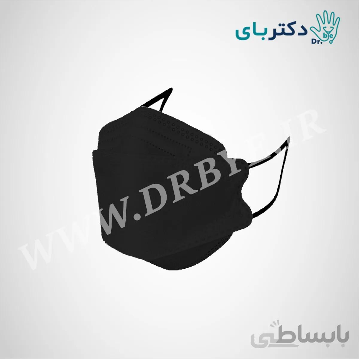 ماسک سه بعدی تنفسی دکتربای رنگ مشکی 25 عددی و 50 عددی ا Black Drbye 3D Mask