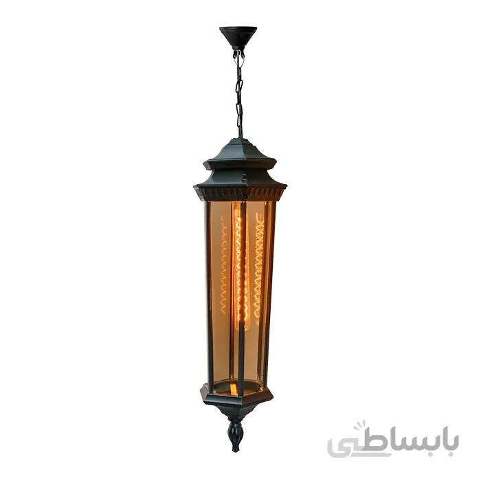لاکچری سری یک بزرگ آویز مدل E25A-L | چراغ آویز سقفی حیاطی