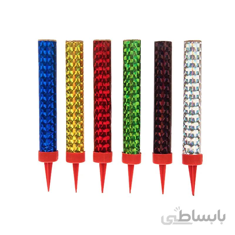 فشفشه روی کیک سایز کوچک