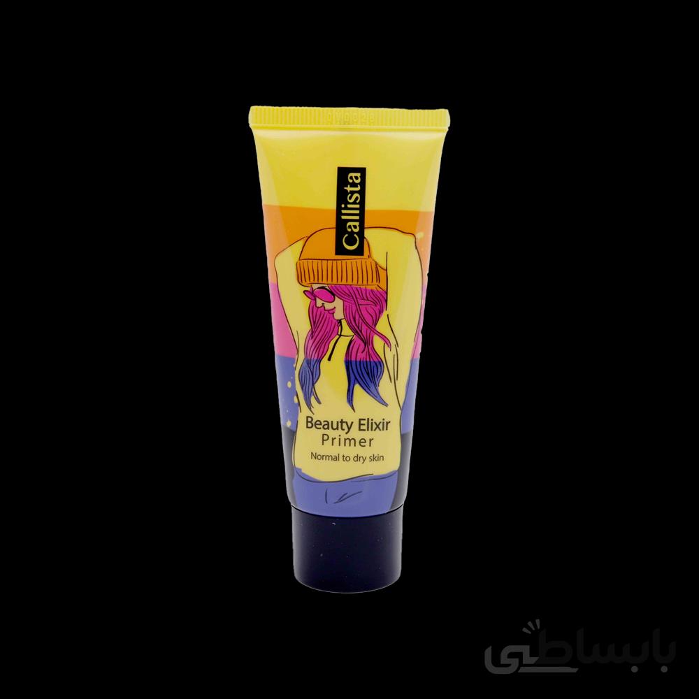 پرایمر مناسب پوست نرمال تا خشک کالیستا مدل Beauty Elixir ظرفیت 35 میلی لیتر ا Callista Primer Beauty Elixir For Normal To Dry Skin 35 ml