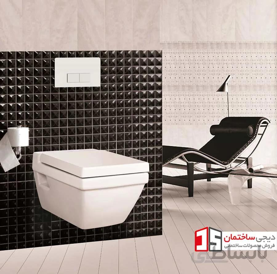توالت فرنگی دیواری سیلویا مروارید ا Silvia Wall Hung Toilet
