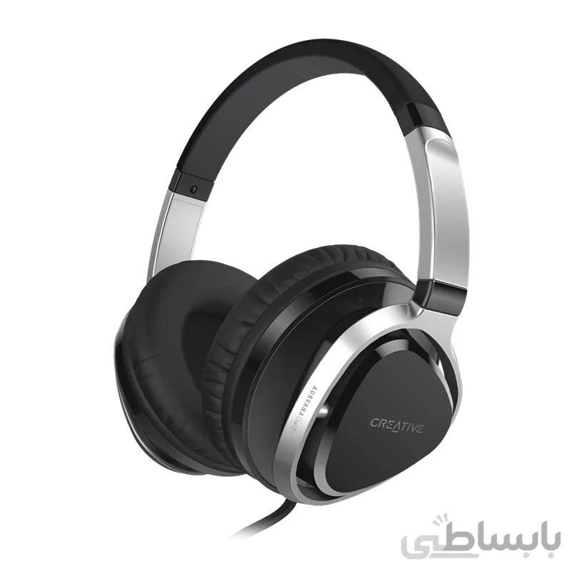 هدست باسیم کریتیو مدل ائوروانا لایو 2 ا هدست، هدفون، هندزفری کریتیو AURVANA LIVE 2 OverEar Wired Headset