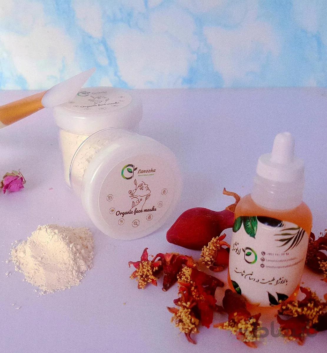 ماسک ترکیبی صورت بر پایه خاک رس سایز کوچک ا Pomegranate kaolin face mask