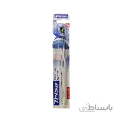 مسواک پروفیلاک وایت با برس متوسط تریزا ا Trisa Profilac White MediumToothbrush