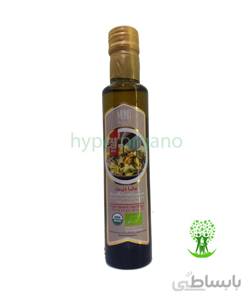 سس سرکه خرما ارگانیک 250 میلی لیتری مانادیت