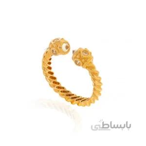 انگشتر طلا طرح دیوید یورمن (پهن) کد CR517