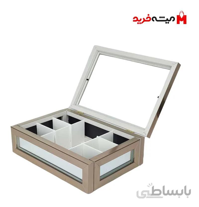 جعبه تی بگ 7خانه رو میزی مدل نیلوفر