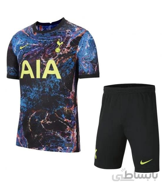 کیت هواداری کامل دوم تاتنهام Tottenham Hotspur 2021-22 Away Soccer Jersey Kit Short