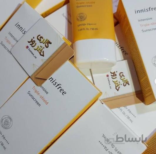 کرم ضد آفتاب اینیسفری اصل intensive triple-shield sunscreen