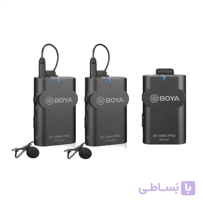 میکروفون یقه ای بی سیم بویا مدل Boya by-Wm4 Pro — تصویر 1