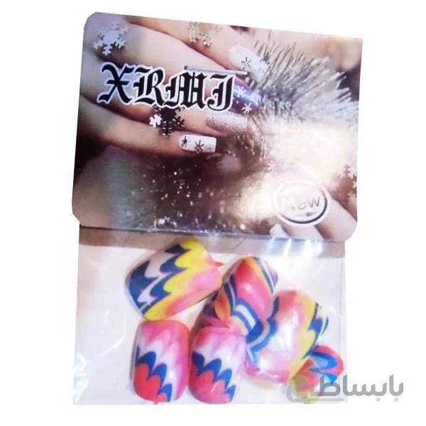ناخن مصنوعی بچه گانه مدل 12 مجموعه 10 عددی