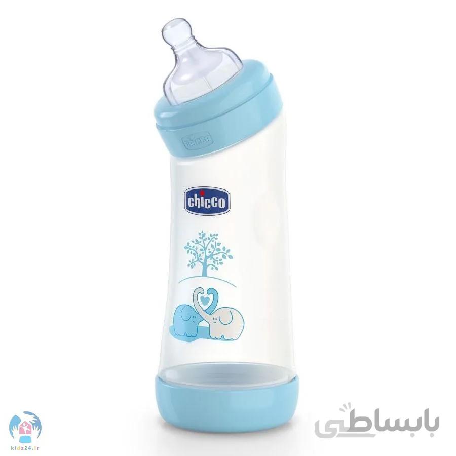 شیشه شیر سرکج چیکو +0m (مناسب نوزاد)
