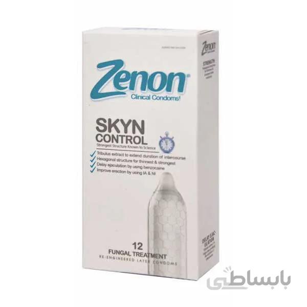 کاندوم زنون مدل SKIN CONTROL بسته 12 عددی