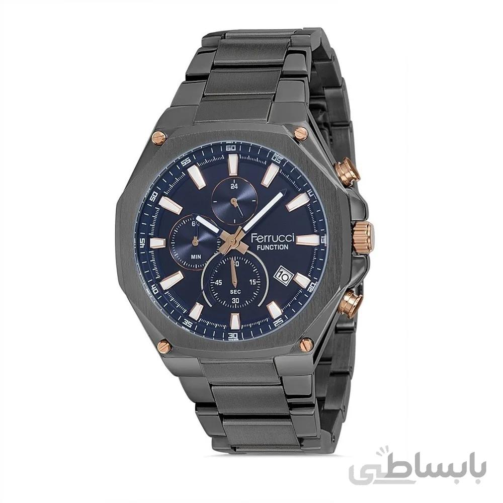 ساعت مچی عقربه ای مردانه برند فروچی Ferrucci مدل FC 13906TM.03