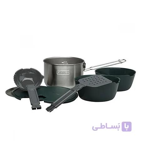 ست ظرف غذا استیل + ظرف پلاستیک استنلی Stanley food set — تصویر 1