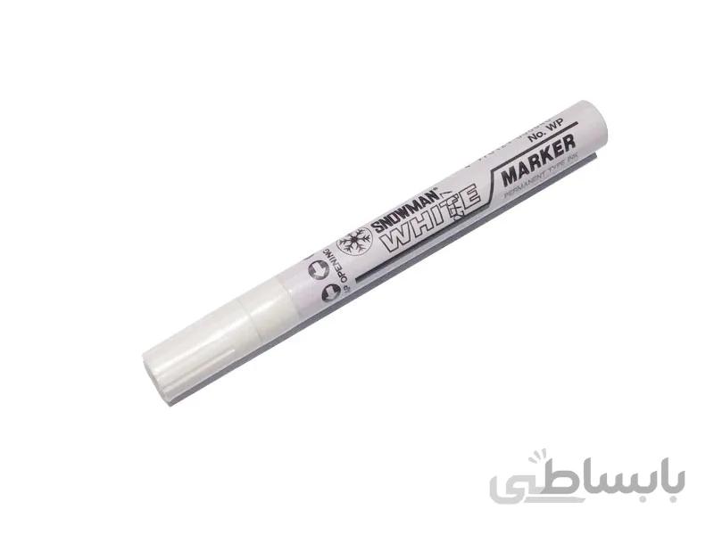ماژیک سفید ضدآب اسنومن بسته 12 عددی