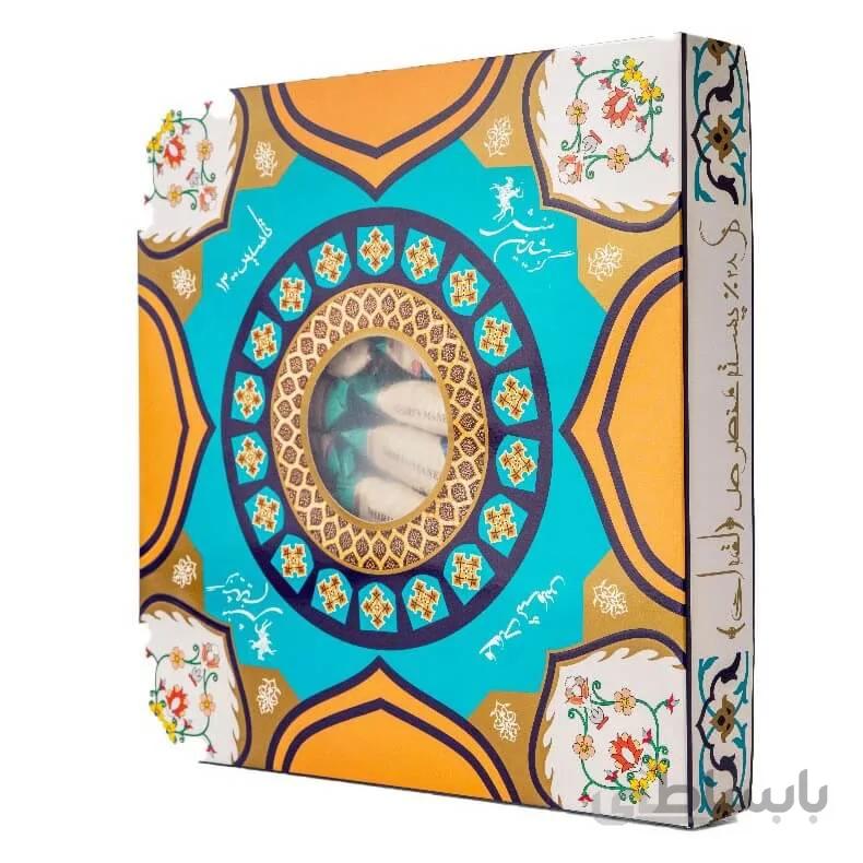 گز شیرین‌ منش 28% لقمه پسته – 450 گرم