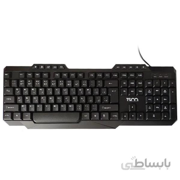 کیبورد تسکو با سیم مدل TK 8019 ا TSCO TK 8019 Wired Keyboard