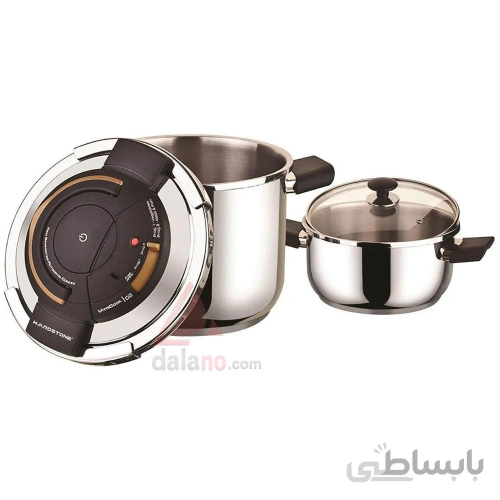زودپز دوقلو روگازی هاردستون مدل SPC6541 ا Hardstone twin pressure cooker model SPC6541