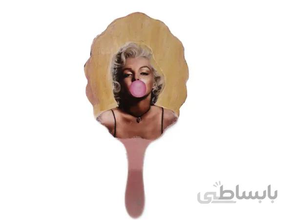 آیینه دستی چوبی کد 337597