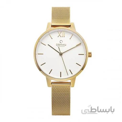 ساعت مچی زنانه اباکو Obaku اورجینال مدل V209LXGIMG