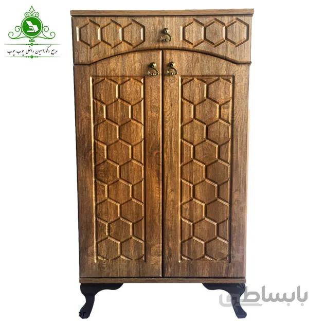 جاکفشی مدل دو درب هلالی شش گوش