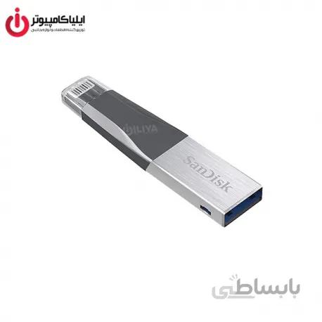 فلش مموری OTG USB3.0 Lightning سن دیسک مدل SDIX40N-256G-GN6NE ظرفیت 256 گیگابایت