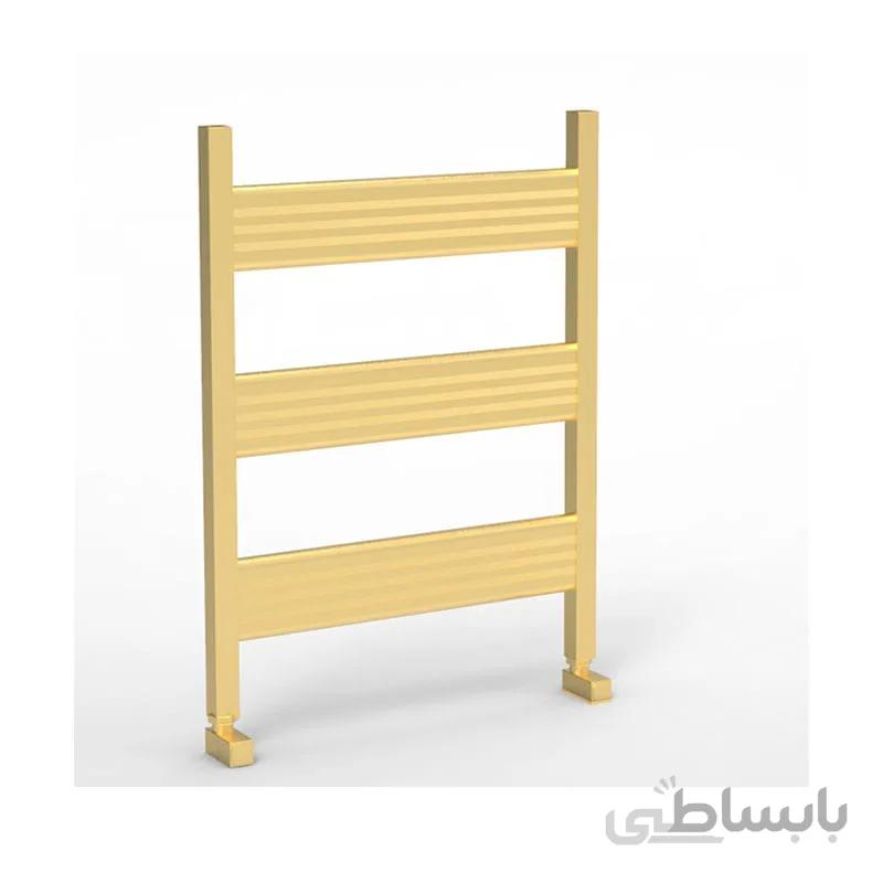 حوله خشک کن آلومینیوم طلایی مات کریستال