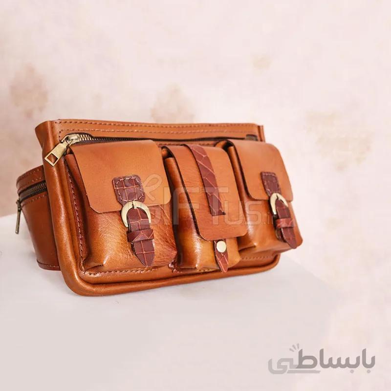 کیف کمری چرم طبیعی