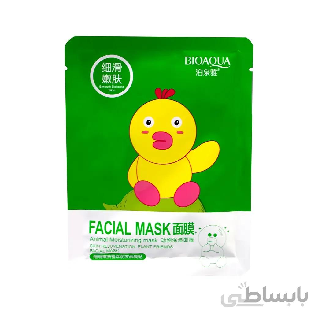 ماسک صورت ورقه ای گیاهی بایو آکوا مدل مرطوب کننده ا BIOAQUA Mask Face Sheet Moisturizing Plant Extract