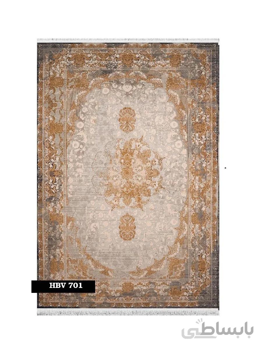 فرش ماشینی 1200 شانه خاطره کاشان کد HBV 701 ا Khatereh Kashan