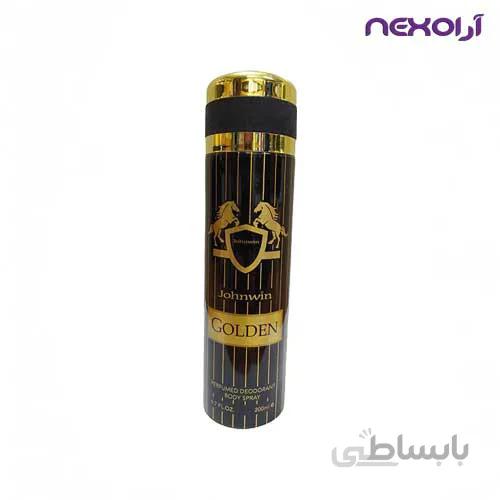 اسپری خوشبوکننده بدن JohnWin مدل Golden