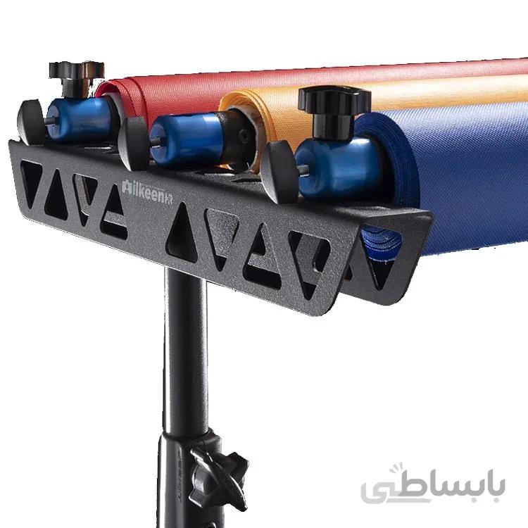 تبدیل پایه فون سه تایی ایلکین ilkeen Triple Crossbar Background Support Stand