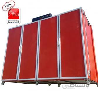 دستگاه میوه خشک کن 4 کابین آریا - 144 کشو مشعل دار صنعتی