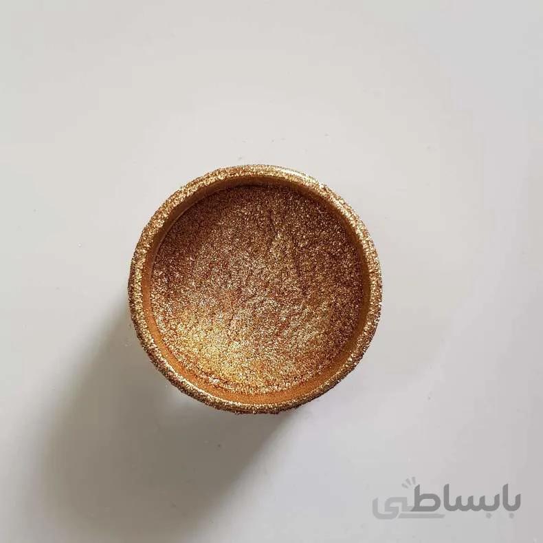 رنگ پودری استیل طلایی