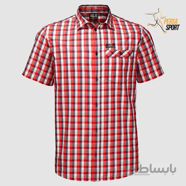 پیراهن جک ولفسکین NAPO RIVER SHIRT RED