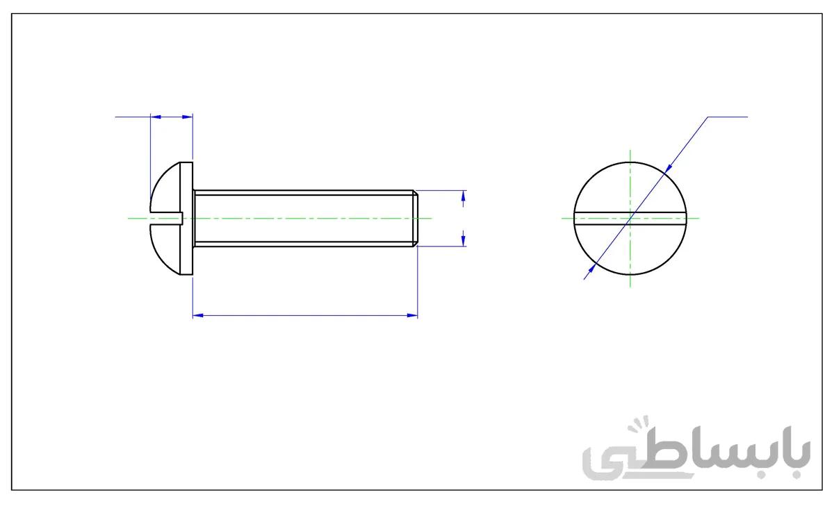 پیچ ورشو "1 * "3/16