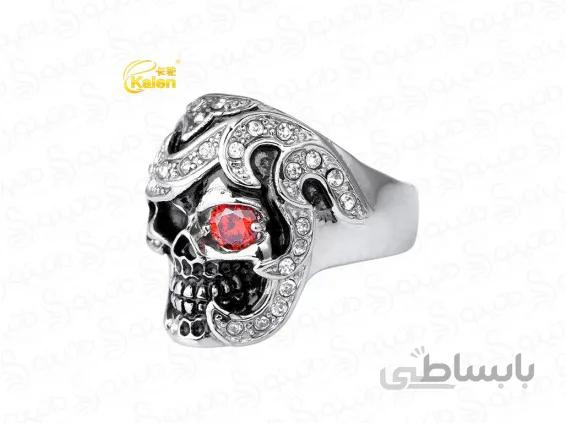 انگشتر مردانه جمجمه کالاورا kalen-r-4