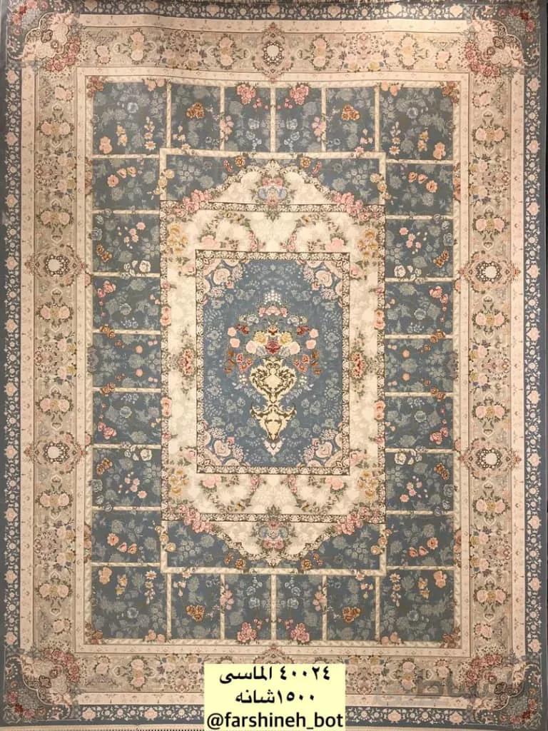 فرش کاخ کد طرح 40024 الماسی 1500 شانه